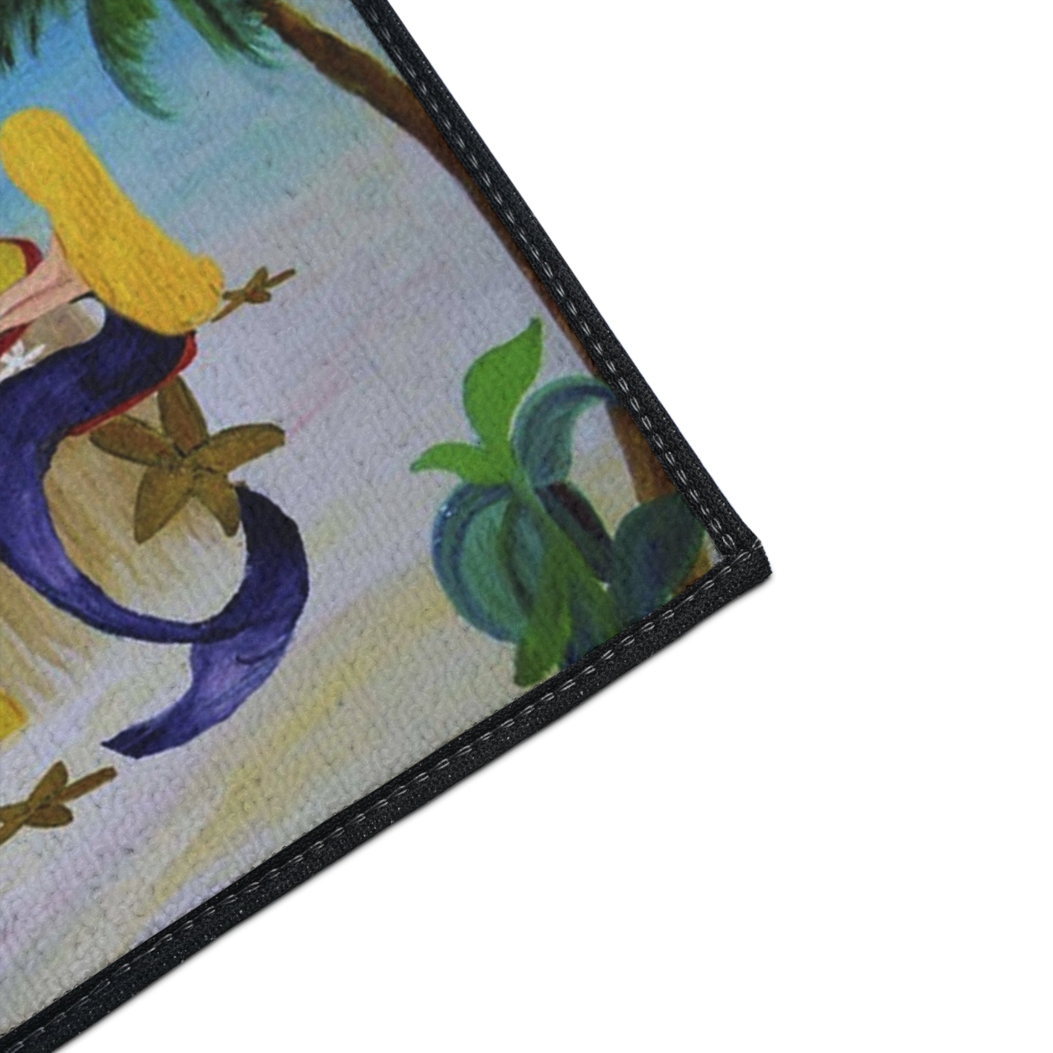 Tropical Mermaid Beach Mat — Heavy Duty Outdoor/Indoor Doormat