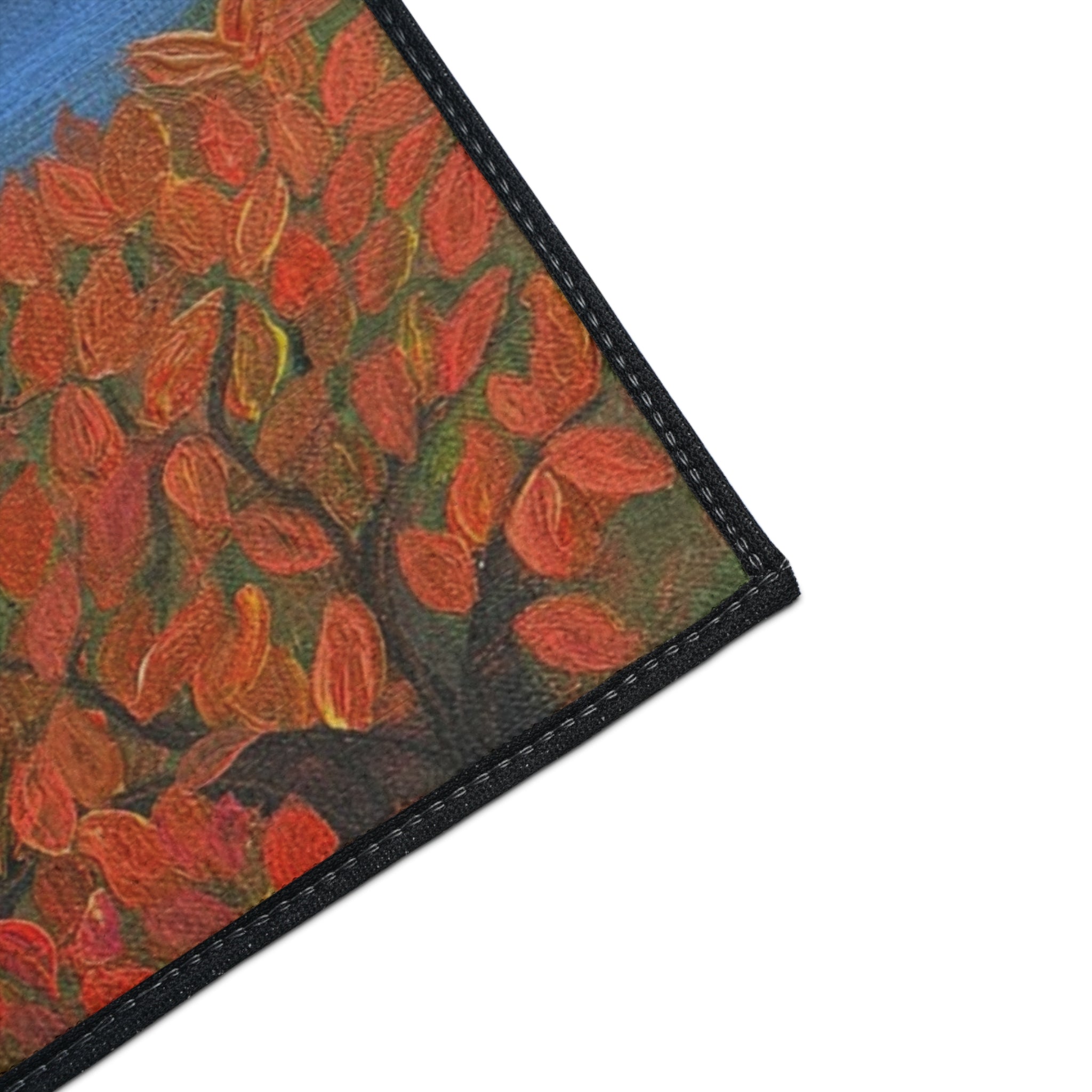 Autumn Lakeside Floor Mat — Heavy Duty Non-Slip Entrance Rug